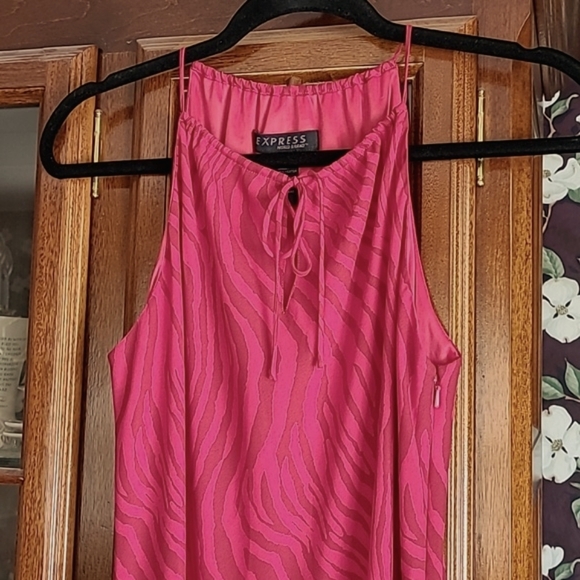 Express midi dress, size 5/6, animal print - Picture 7 of 9